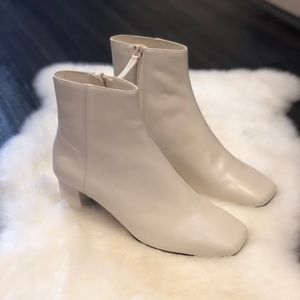 Oak + Fort Genuine Leather Ankle Boots